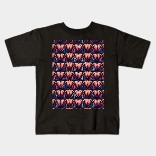 Tulips Flower Seamless Pattern V8 Kids T-Shirt